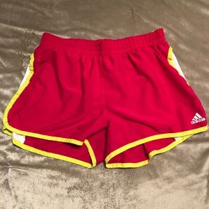 adidas bright pink shorts